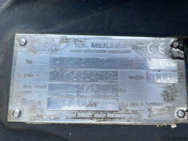 Camión volquete MAN 26.430 6x2 TGA Meiller AK