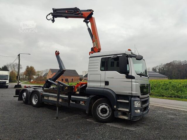 Haakarmsysteem MAN TGS 26.320 Container Palift Kraan Palfinger PK1...