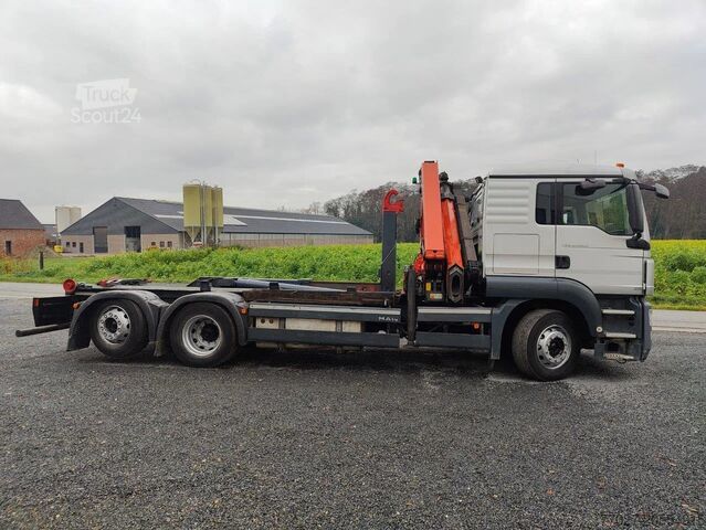 Haakarmsysteem MAN TGS 26.320 Container Palift Kraan Palfinger PK1...