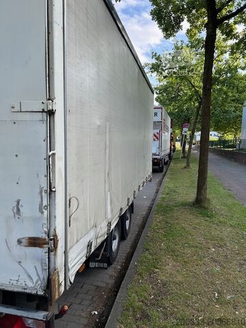 Aanhangwagen met dieplader & dekzeil Spier 