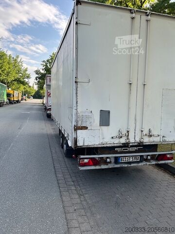 Aanhangwagen met dieplader & dekzeil Spier 