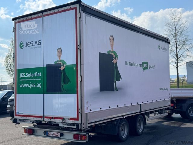 Åpen tilhenger med presenning ACKERMANN-FRUEHAUF Portaltüren / Edscha / Verzinkt / 2,78 m INNEN