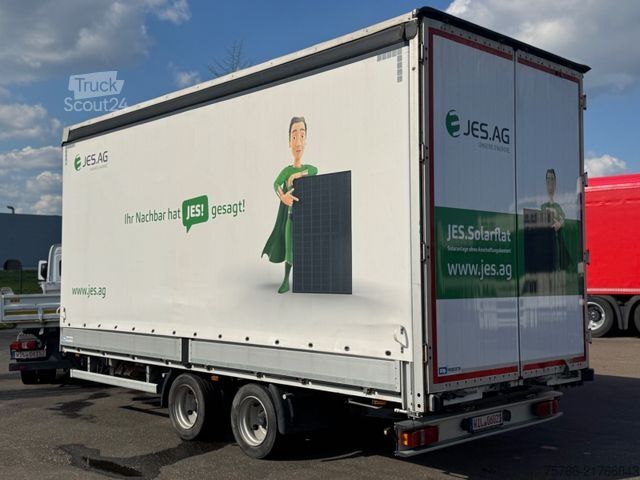 Åpen tilhenger med presenning ACKERMANN-FRUEHAUF Portaltüren / Edscha / Verzinkt / 2,78 m INNEN