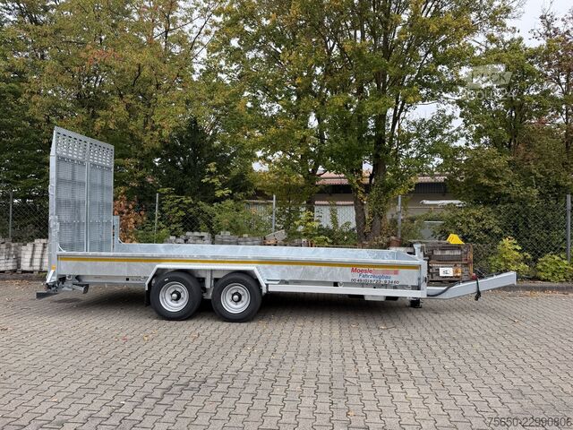 Низькорамний причіп Möslein TT 11-E6x2  Tieflader für Fräsen breiten Rampen, Neu