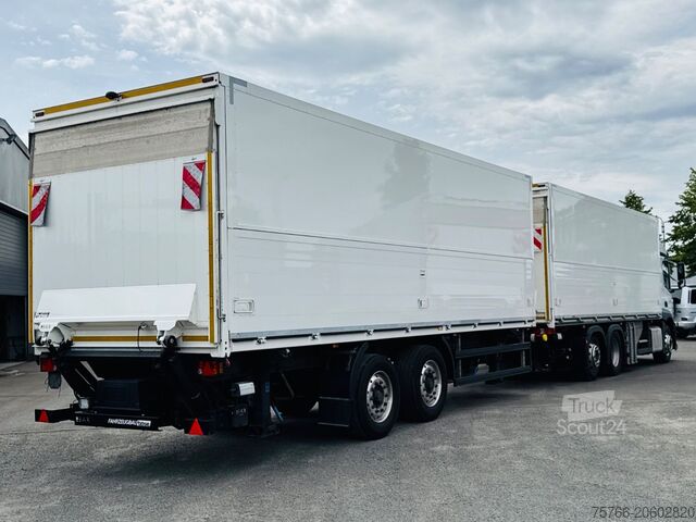 Drikkevare-lastebil MERCEDES-BENZ ACTROS 2540 L/ 2 x LBW / LENKACHSE / KOMPLETTZUG