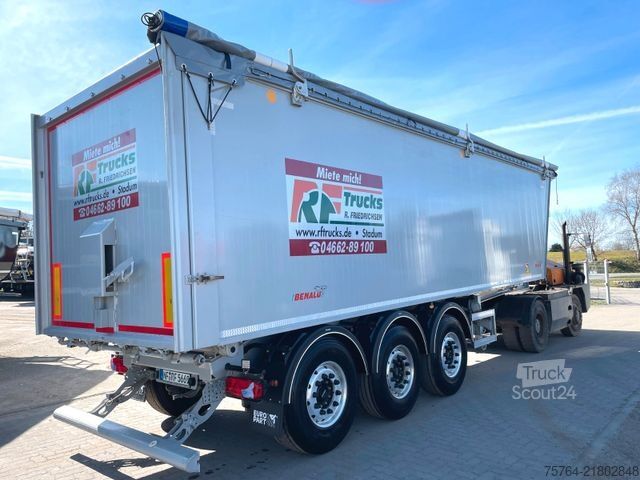 Savivartis puspriekabė BENALU ca. 48m³ Kippauflieger / Pendelklappe / MIETE