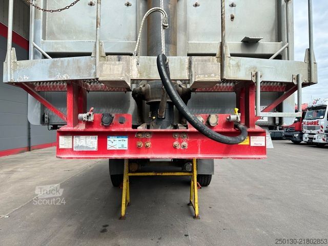 Kippers oplegger MEIERLING MSK 24 ALU-Kippmulde / EBS / Liftachse /  26m³
