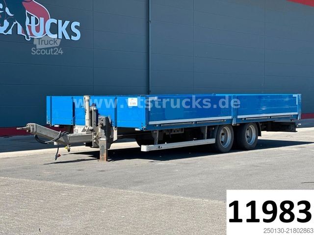 مقطورة ACKERMANN-FRUEHAUF Z-PA-F13,5/6,4 Pritsche f. Glastransport