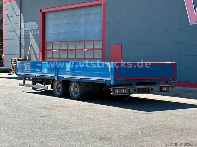 مقطورة ACKERMANN-FRUEHAUF Z-PA-F13,5/6,4 Pritsche f. Glastransport