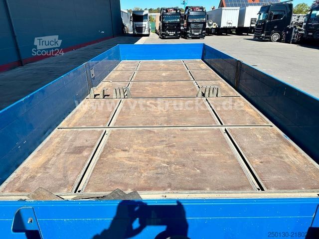 مقطورة ACKERMANN-FRUEHAUF Z-PA-F13,5/6,4 Pritsche f. Glastransport