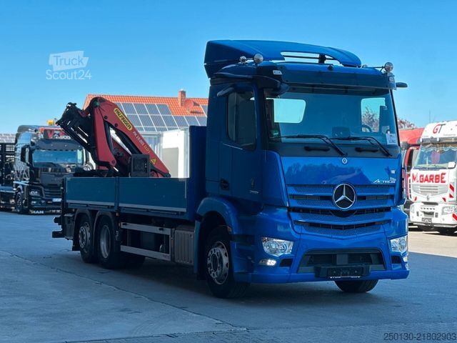 Camião de plataforma MERCEDES-BENZ Actros 2551 6x2 LL/PALFINGER/MIRRORCAM/ACC/AEBS/