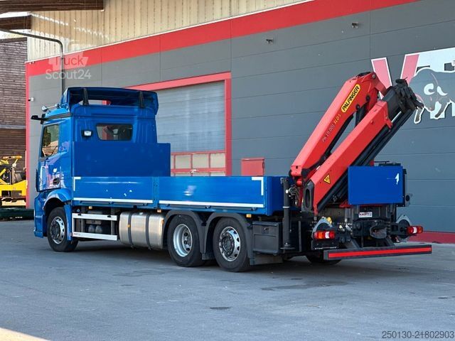 Camião de plataforma MERCEDES-BENZ Actros 2551 6x2 LL/PALFINGER/MIRRORCAM/ACC/AEBS/