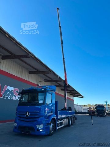 Camião de plataforma MERCEDES-BENZ Actros 2551 6x2 LL/PALFINGER/MIRRORCAM/ACC/AEBS/
