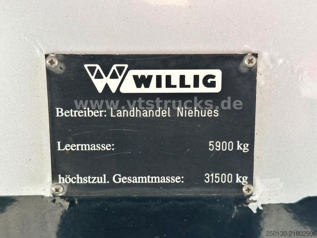Tankoplegger  WILLIG 4 Kammern Tanker/Diesel/TRIDEC/SENING 33