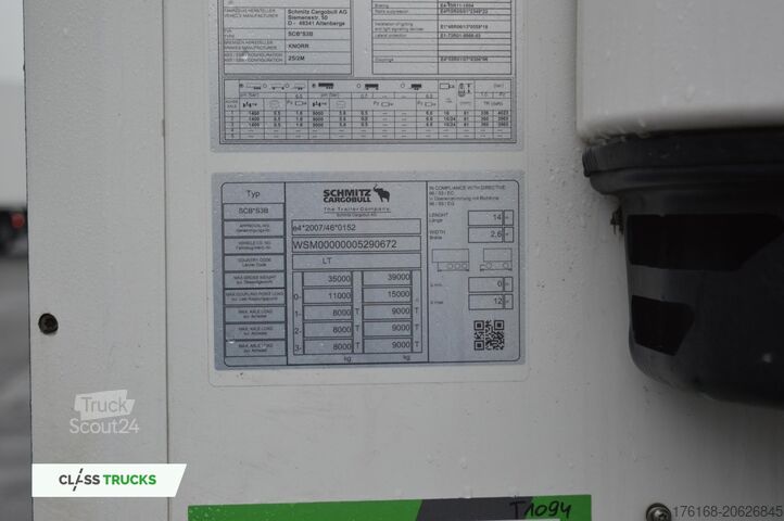 Kylsläpvagn påhängsvagn SCHMITZ CARGOBULL SKO FP 45 Carrier Vector 1550