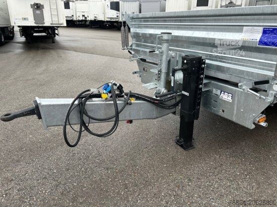 Low loader trailer MöSLEIN TANDEMKIPPER-TIEFLADER, 3 SEITENKIPPER MIT EINSCHUBRAMPEN