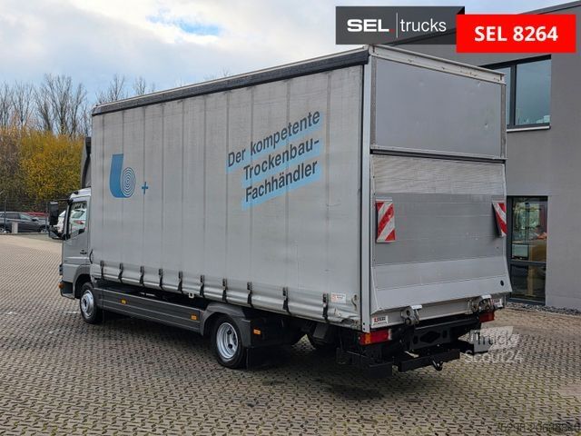 Фургон-шафа з фіранкою MERCEDES-BENZ Atego 818 / Ladebordwand