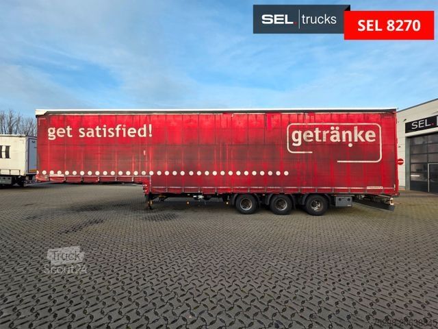 Atvērta puspiekabe ar tentu SCHWARZMÜLLER SJ / Liftachse / Schwanenhals