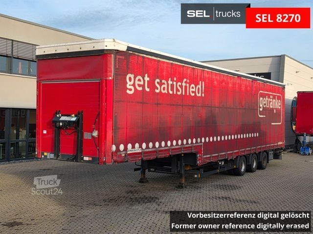 Atvērta puspiekabe ar tentu SCHWARZMÜLLER SJ / Liftachse / Schwanenhals