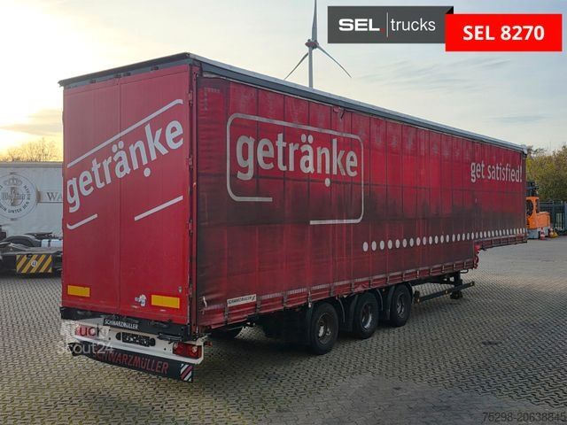 Atvērta puspiekabe ar tentu SCHWARZMÜLLER SJ / Liftachse / Schwanenhals