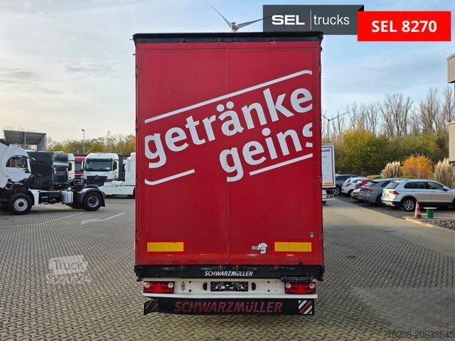 Atvērta puspiekabe ar tentu SCHWARZMÜLLER SJ / Liftachse / Schwanenhals