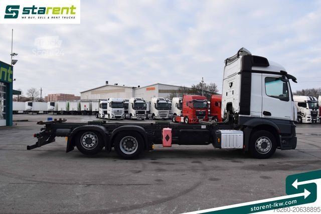 Camion porte-caisses amovibles MERCEDES-BENZ Actros 2645L Retarder Mirror Cam NAVI Liftachse