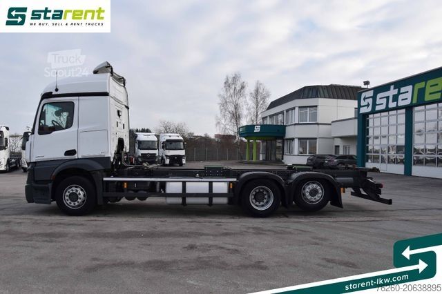 Wissellaadbak vrachtwagen MERCEDES-BENZ Actros 2645L Retarder Mirror Cam NAVI Liftachse