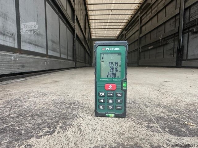 Auflieger mit Pritsche & Plane SCHMITZ CARGOBULL Schiebeplane Edscha Palettenkasten Lift