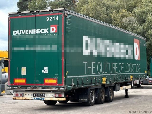 Auflieger mit Pritsche & Plane KRONE SD Pritsche + Plane Edscha-Verdeck