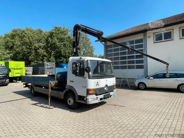 Pick-up kombi MERCEDES-BENZ Atego 815 4x2 BB Pritsche HMF 683 K3 Kran