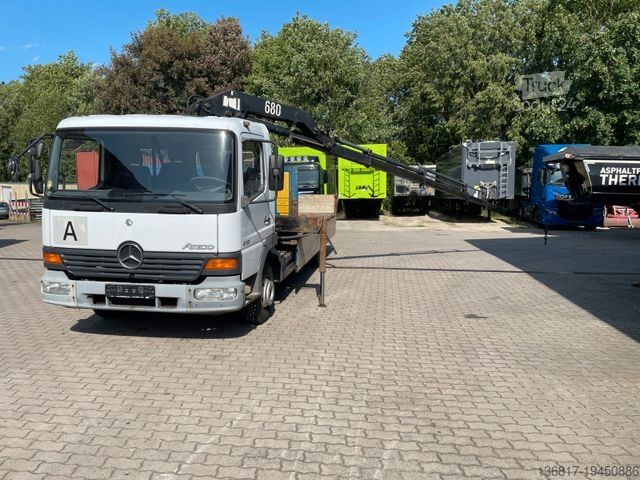 Pick-up kombi MERCEDES-BENZ Atego 815 4x2 BB Pritsche HMF 683 K3 Kran