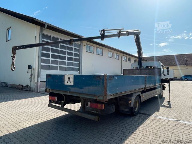 Pick-up kombi MERCEDES-BENZ Atego 815 4x2 BB Pritsche HMF 683 K3 Kran