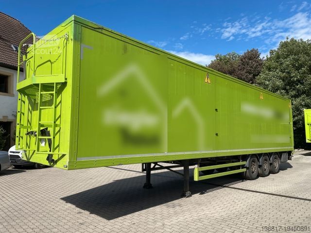 Puspriekabė su judančiomis grindimis REISCH R24 Schubboden Walkingfloor Liftachse 89m³ FUNK