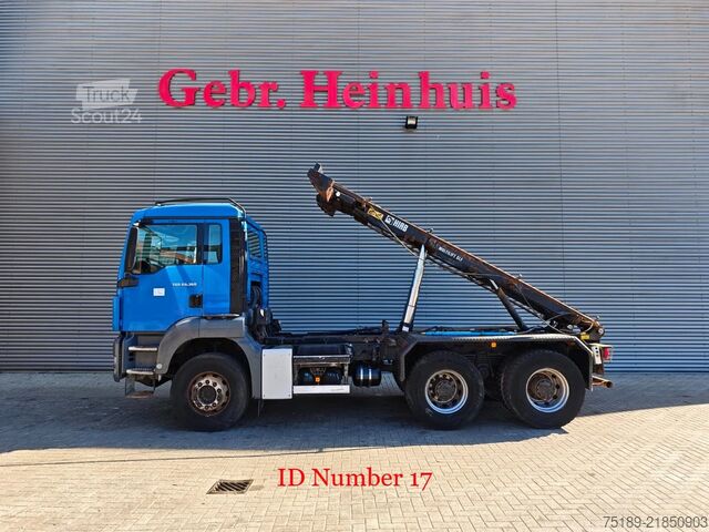 Sistema via cavo MAN TGS 26.360 6x4 Hiab Multilift CLF NCH System!