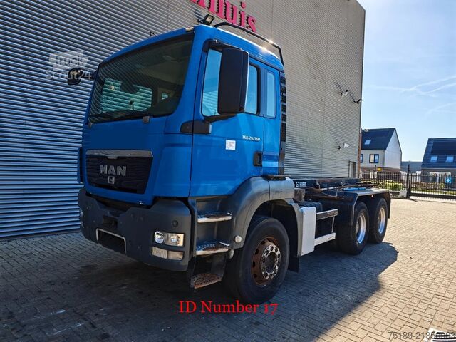 Sistema via cavo MAN TGS 26.360 6x4 Hiab Multilift CLF NCH System!