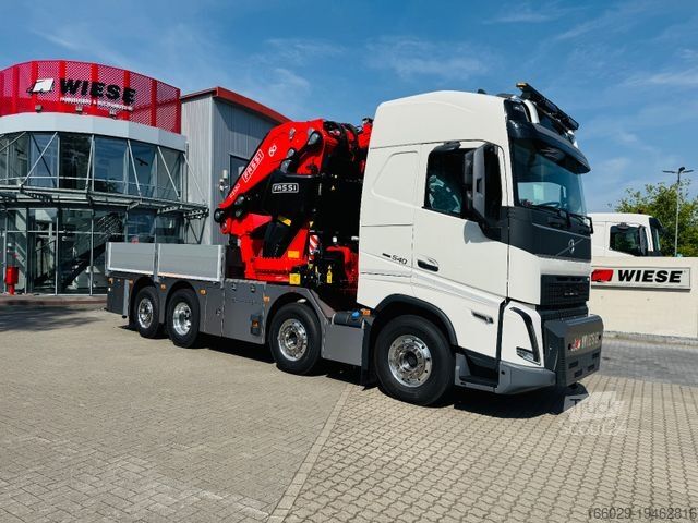 Tovornjak s ploščadjo VOLVO FH 540 mit Fassi F2150RAL Fly Jib + Winde