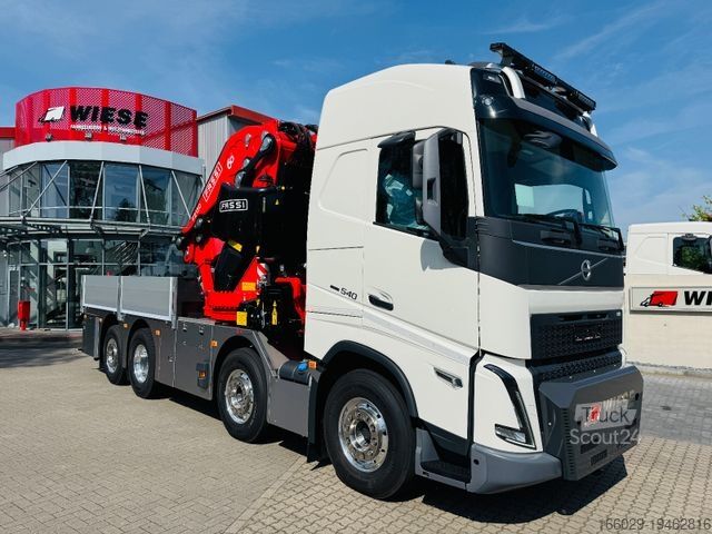 Tovornjak s ploščadjo VOLVO FH 540 mit Fassi F2150RAL Fly Jib + Winde