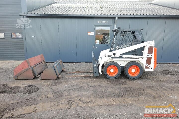 Lader BOBCAT 543 NL Bobcat met nieuwe banden, 2 x bak, palle...
