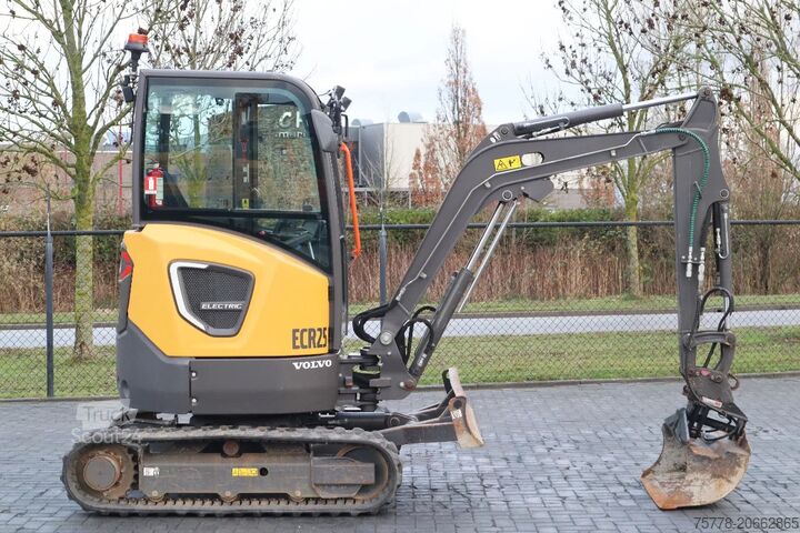 Mini bager Volvo ECR25 ELEKTRIC | JECR25D | TILTBUCKET | BUCKET ...