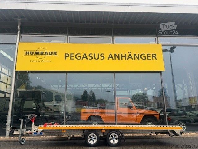 Automobilių pervežimo priekaba BLYSS Silverstone Autotransporter Anhänger ALU 2,7t.