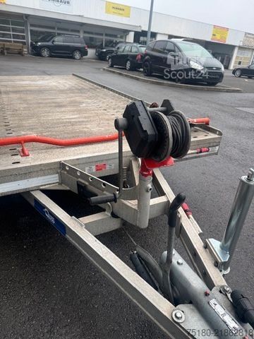 Automobilių pervežimo priekaba BLYSS Silverstone Autotransporter Anhänger ALU 2,7t.