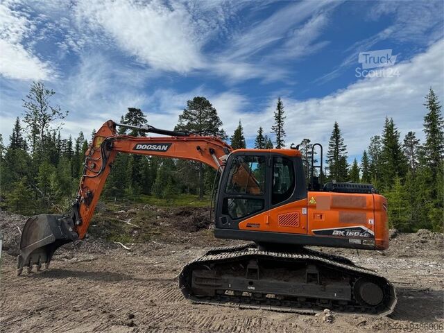Crawler excavator Doosan DX160LC Crawler Excavator – Tiltrotator and 2 Buck