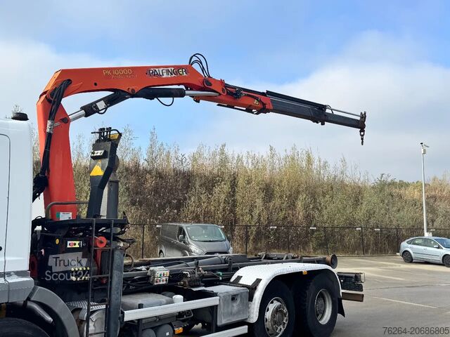 System för krokarm Mercedes-Benz ATEGO 2528 6x2 HAAK + KRAAN