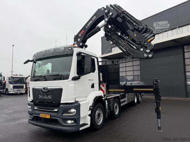 Camion-grue MAN TGS TGS 35.470 8x2/6 BL HIAB X-Hipro 548 E-6 + ...