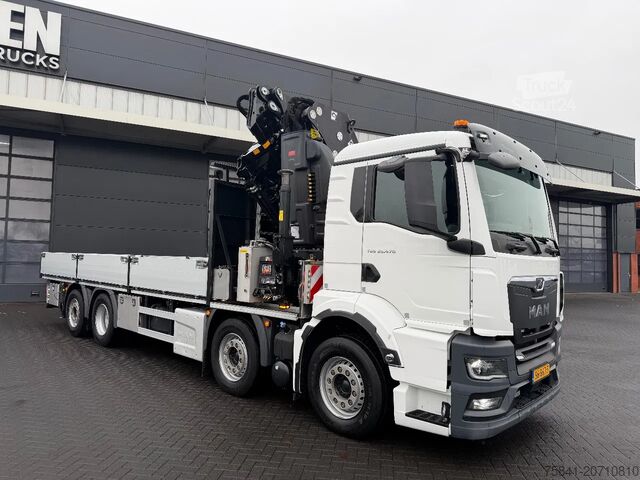Camion-grue MAN TGS TGS 35.470 8x2/6 BL HIAB X-Hipro 548 E-6 + ...