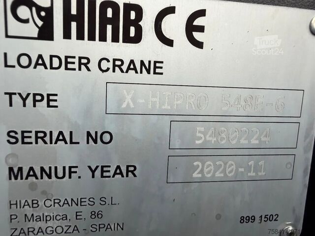 Camion-grue MAN TGS TGS 35.470 8x2/6 BL HIAB X-Hipro 548 E-6 + ...