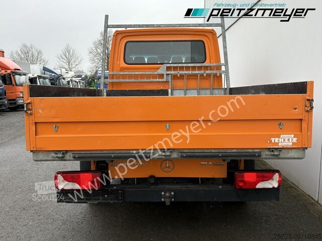 Transporter mit Doppelkabine Mercedes-Benz Sprinter 314 CDI Doka Pritsche, Klima, Standh., AHK 2,8 t.