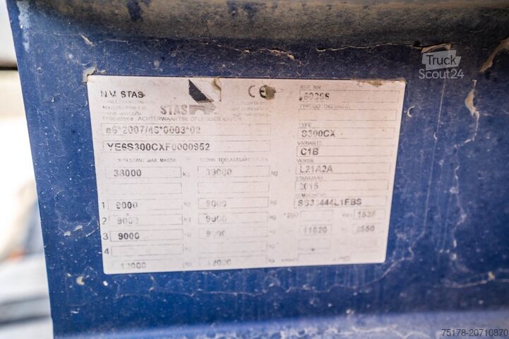 Wywrotka STAS STAS S300CX- ALU-52m3 (GRAIN/CEREALIERE/GETREIDE)