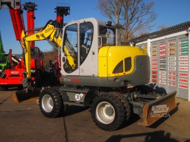 Mobile excavators Wacker Neuson EW 100 * 2x LΓΆffel * * Powertilt *
