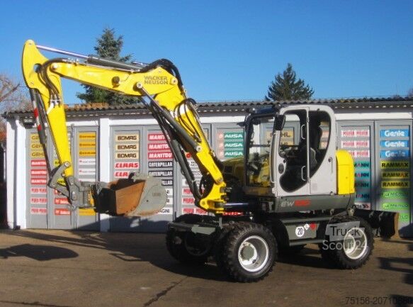 Mobile excavators Wacker Neuson EW 100 * 2x LΓΆffel * * Powertilt *
